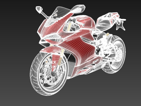 Ducati 1299 Panigale S 2016 3D Model