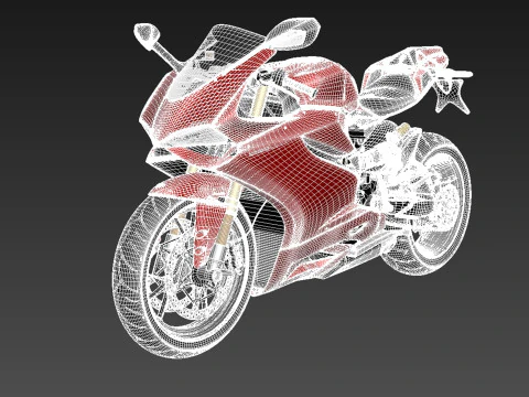 Ducati 1299 Panigale S 2016 3D Model