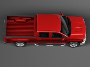 Chevrolet Silverado Double Cab 2016 3D 모델