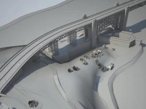 Golden Gate Bridge 3D Model