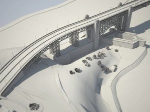 Golden Gate Bridge 3D Model