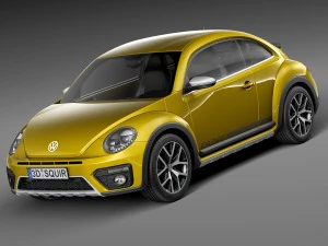Volkswagen Maggiolino Dune 2016 Modello 3D