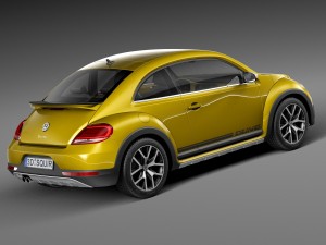 Volkswagen Beetle Dune 2016 3D 模型