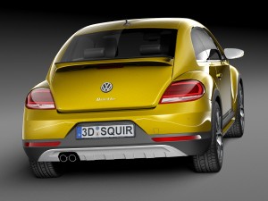 Volkswagen Beetle Dune 2016 3D 模型