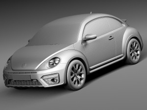Volkswagen Beetle Dune 2016 3D 模型
