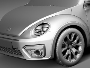 Volkswagen Beetle Dune 2016 3D 模型