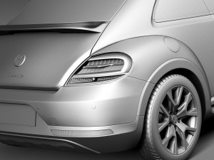 Volkswagen Beetle Dune 2016 3D 模型