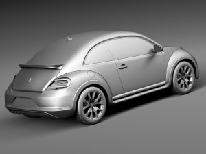 Volkswagen Beetle Dune 2016 3D 模型