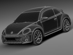 Volkswagen Beetle Dune 2016 3D 模型