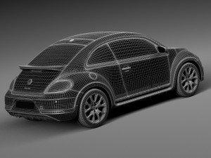 Volkswagen Beetle Dune 2016 3D 模型