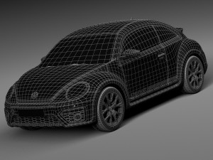 Volkswagen Beetle Dune 2016 3D 模型