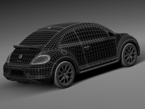 Volkswagen Beetle Dune 2016 3D 模型