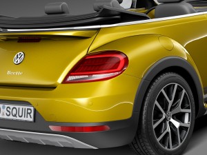 Volkswagen Beetle Dune Convertible 2016 Modelo 3D