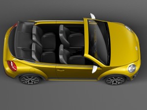 Volkswagen Beetle Dune Convertible 2016 Modelo 3D
