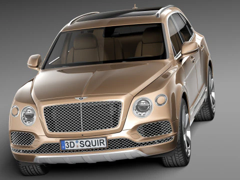 Bentley Bentayga 2016 3D Model
