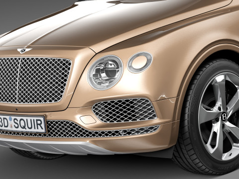 Bentley Bentayga 2016 3D-Modell