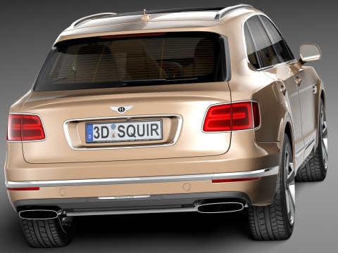 Bentley Bentayga 2016 3D-Modell