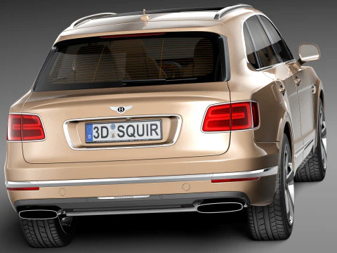 Bentley Bentayga 2016 3D Model