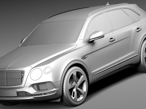 Bentley Bentayga 2016 3D-Modell