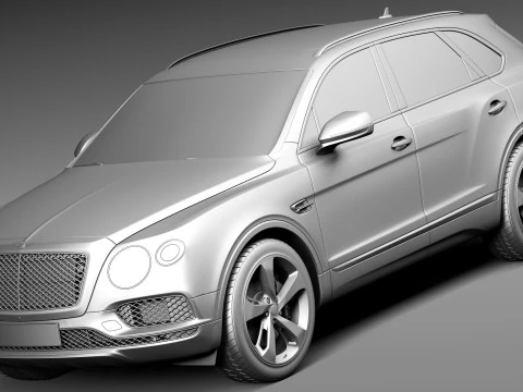 Bentley Bentayga 2016 3D Model