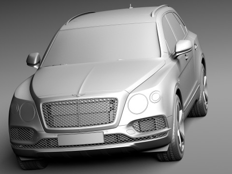 Bentley Bentayga 2016 3D-Modell