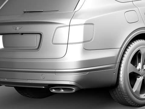 Bentley Bentayga 2016 3D-Modell