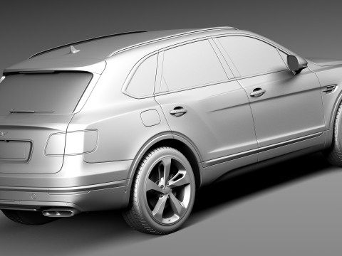 Bentley Bentayga 2016 3D-Modell
