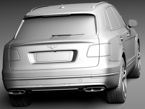 Bentley Bentayga 2016 3D-Modell