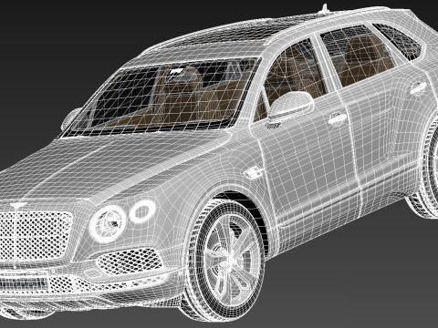 Bentley Bentayga 2016 3D-Modell