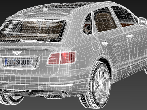Bentley Bentayga 2016 3D-Modell