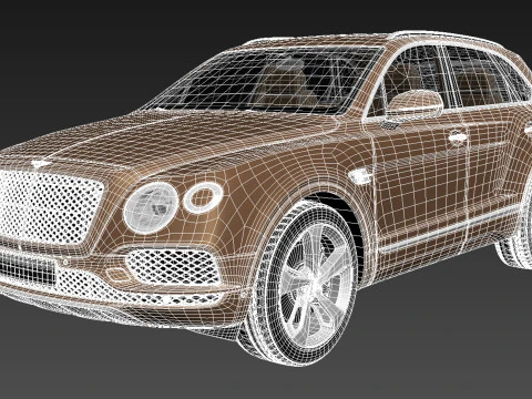 Bentley Bentayga 2016 3D Model