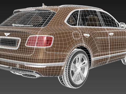 Bentley Bentayga 2016 3Dモデル