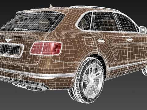 Bentley Bentayga 2016 3D Model