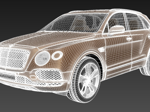 Bentley Bentayga 2016 3Dモデル