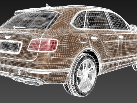 Bentley Bentayga 2016 3Dモデル