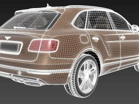 Bentley Bentayga 2016 3D Model