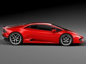 우라칸 LP 580-2 2017 3D 모델