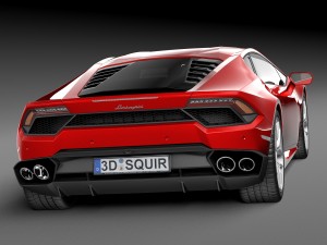 Huracan LP 580-2 2017 Modello 3D