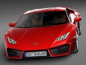 우라칸 LP 580-2 2017 3D 모델