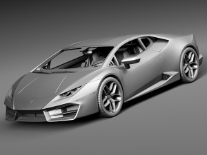 Huracan LP 580-2 2017 Modello 3D