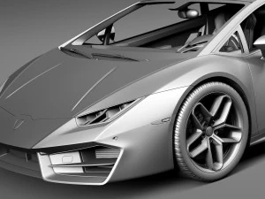 우라칸 LP 580-2 2017 3D 모델