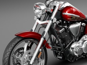 Yamaha Raider S 2015 3D 模型
