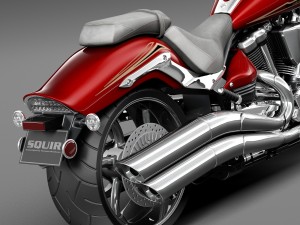 Yamaha Raider S 2015 3D 模型