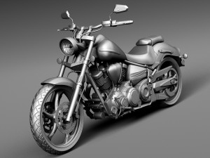 Yamaha Raider S 2015 3D 模型