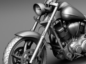 Yamaha Raider S 2015 3D 模型