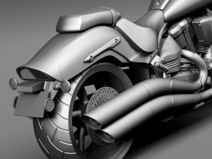 Yamaha Raider S 2015 3D 模型
