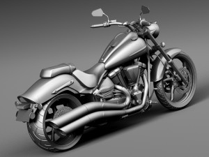 Yamaha Raider S 2015 3D 模型