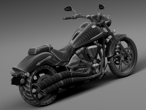 Yamaha Raider S 2015 3D 模型