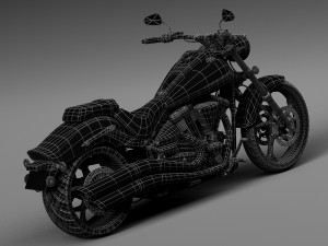 Yamaha Raider S 2015 3D 模型