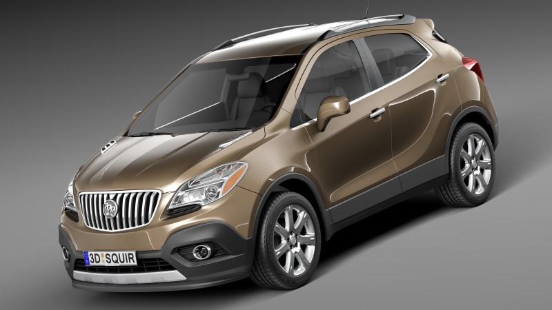 Buick Encore 2013-2016 3D-Modell .c4d .max .obj .3ds .fbx .stl .blend 